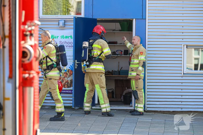 Brand op dak van Basisschool de Dukdalf