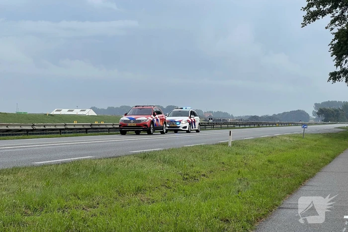 Slachtoffer bekneld bij verkeersongeval