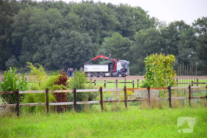 Vliegtuigbom gevonden in weiland