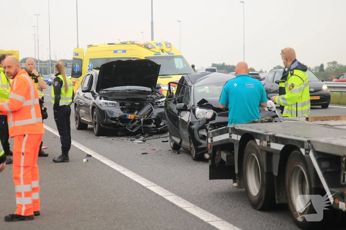 Gewonde bij ongeval op snelweg