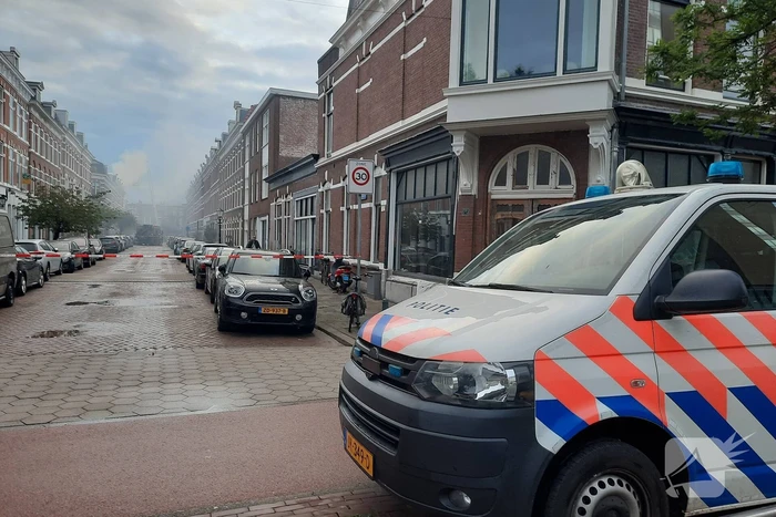 Veel rook wegens grote brand in dak