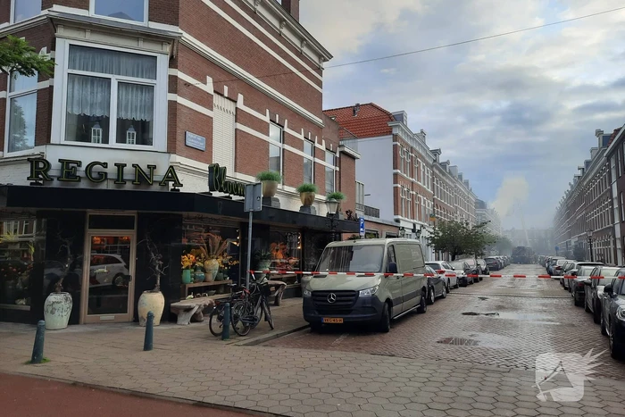 Veel rook wegens grote brand in dak