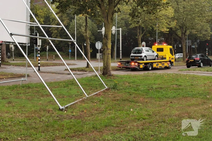 Veel schade bij kop-staartbotsing