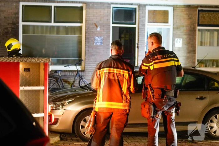 Veel rook bij woningbrand
