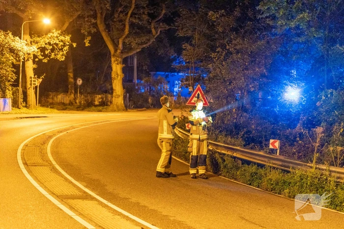 Automobilist richt ravage aan en gaat ervandoor
