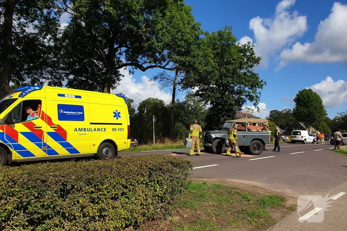 Schade en gewonden na aanrijding