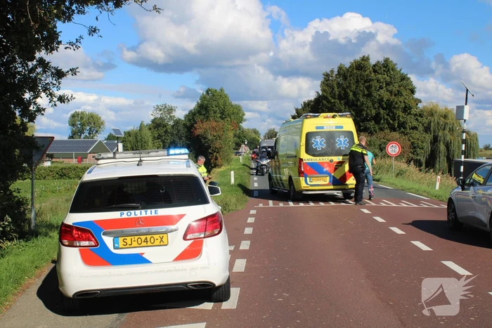 Fietser gewond bij aanrijding met auto