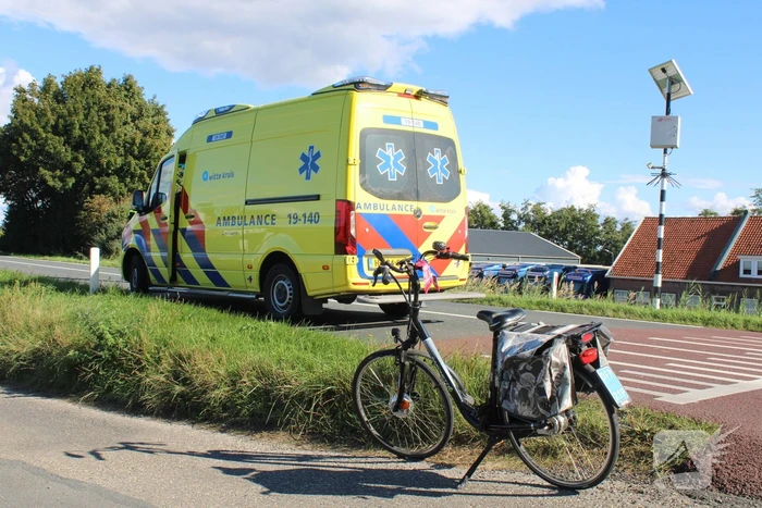 Fietser gewond bij aanrijding met auto