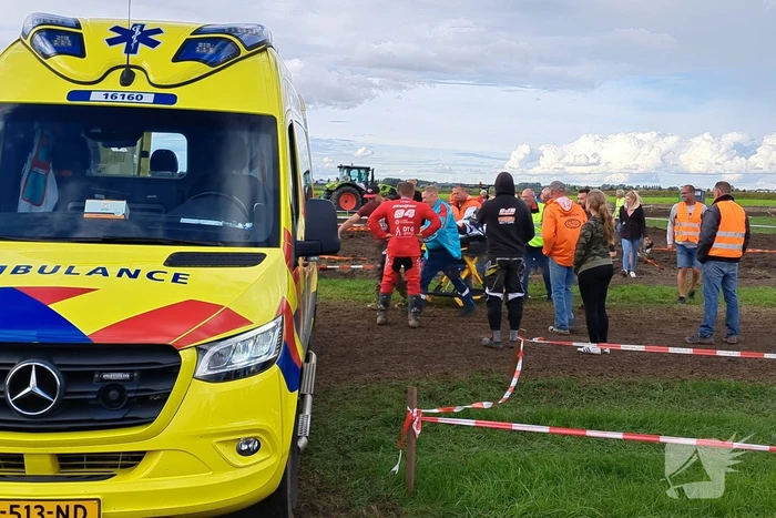 Motorcrosser gewond na ongeval op evenement