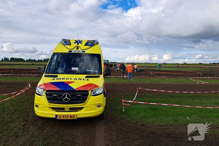 Motorcrosser gewond na ongeval op evenement