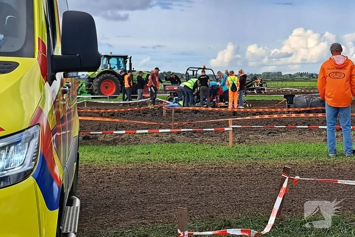 Motorcrosser gewond na ongeval op evenement