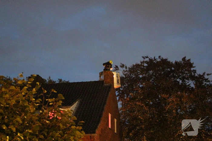 Brandweer ingezet voor schoorsteenbrand