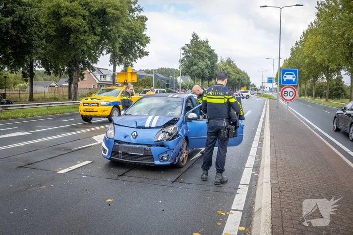 Drie personenwagens betrokken bij kop-staart ongeval