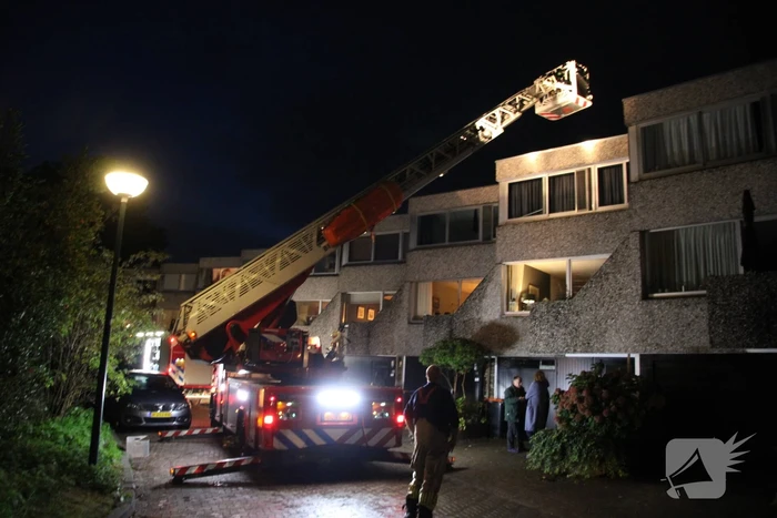 Schoorsteen geveegd na brand