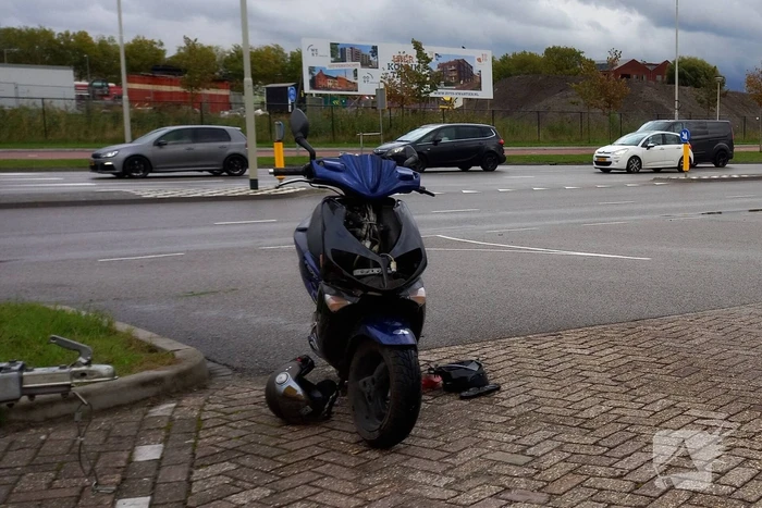Scooterrijder gewond na val