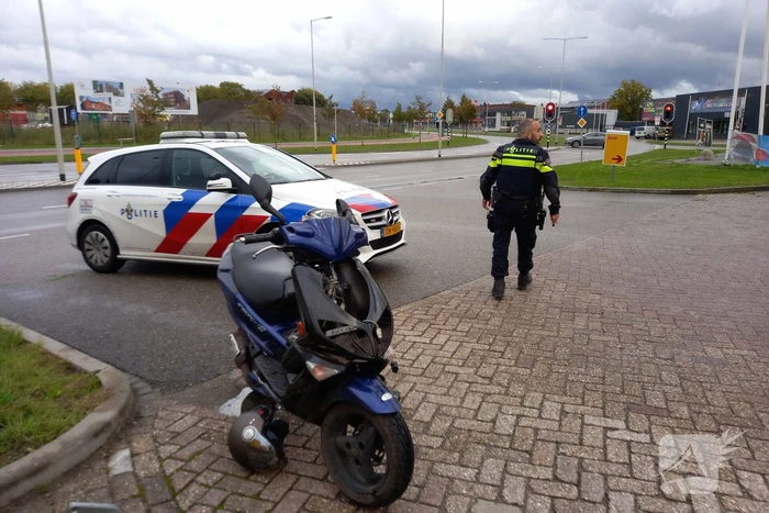 Scooterrijder gewond na val