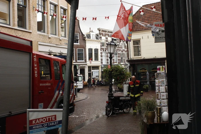 Giftshop tijdelijk gesloten vanwege waterlekkage