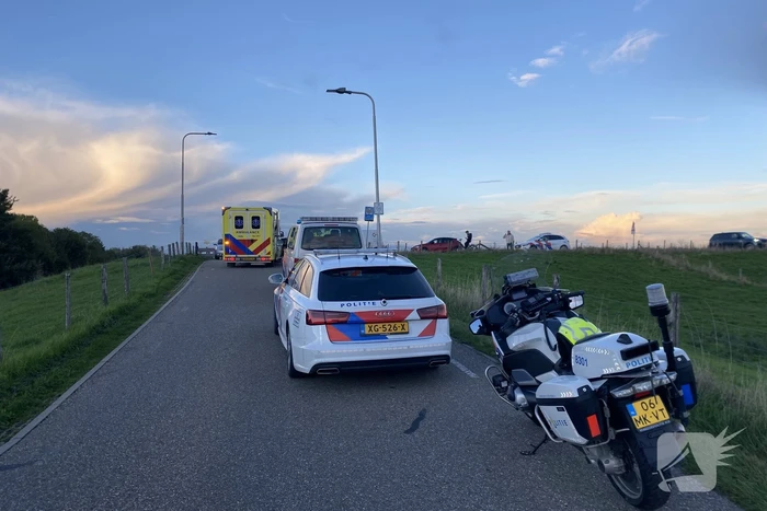 Fietser gewond bij aanrijding met auto