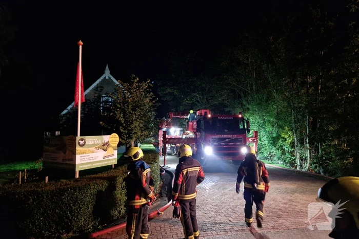 Brandweer voorkomt erger bij grote boerderij brand