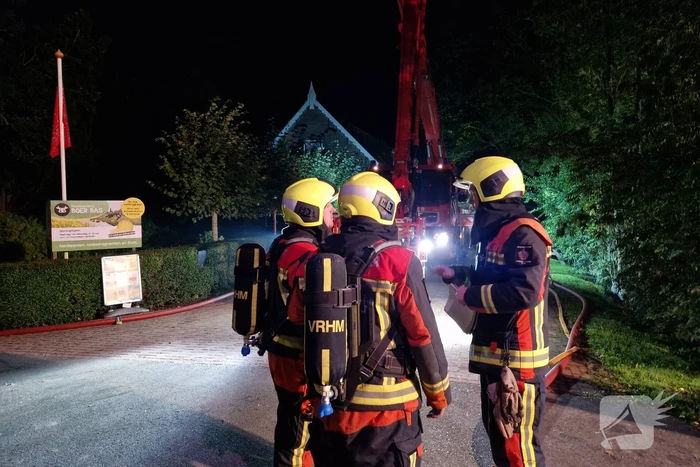 Brandweer voorkomt erger bij grote boerderij brand