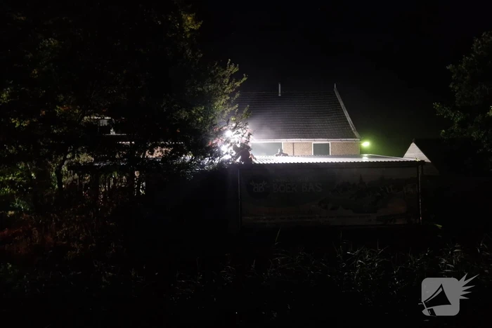 Brandweer voorkomt erger bij grote boerderij brand