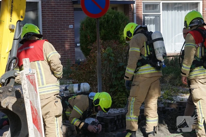 Gaslekken door aanleggen glasvezel