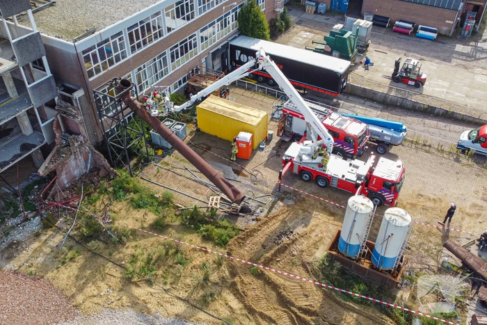 Brand bij sloopwerkzaamheden