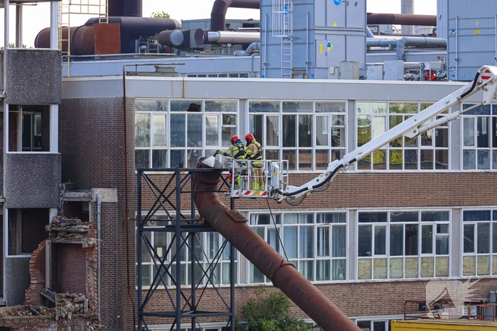 Brand bij sloopwerkzaamheden