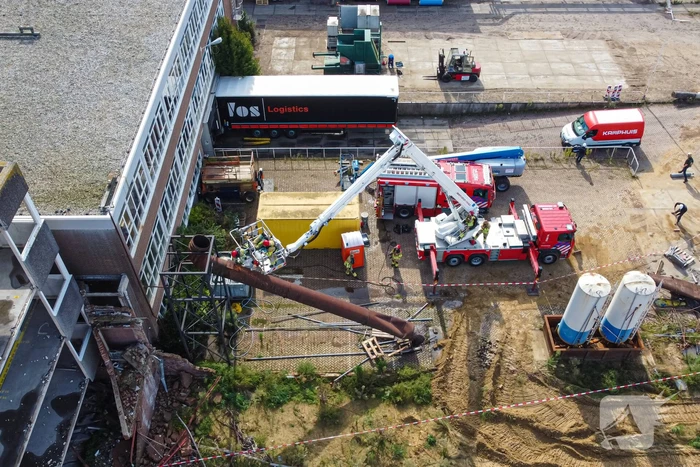 Brand bij sloopwerkzaamheden