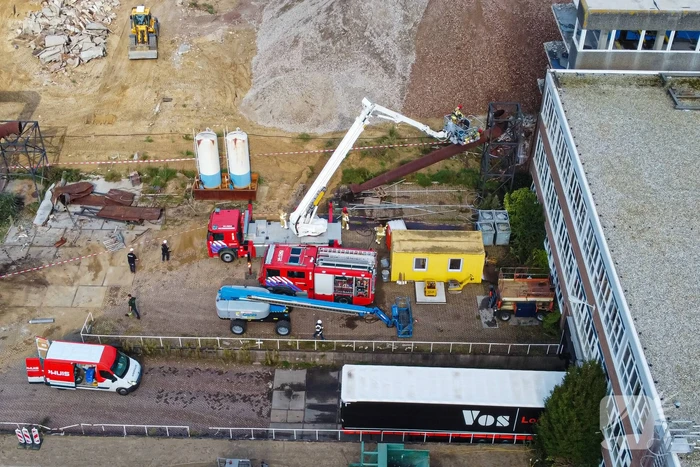 Brand bij sloopwerkzaamheden