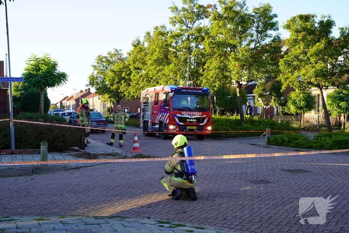 Kruising afgesloten vanwege gaslekkage