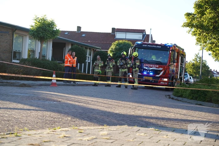 Kruising afgesloten vanwege gaslekkage