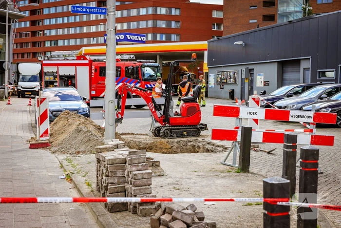 Gaslekkage door graafwerkzaamheden