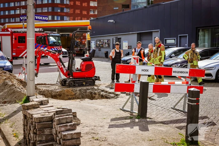 Gaslekkage door graafwerkzaamheden