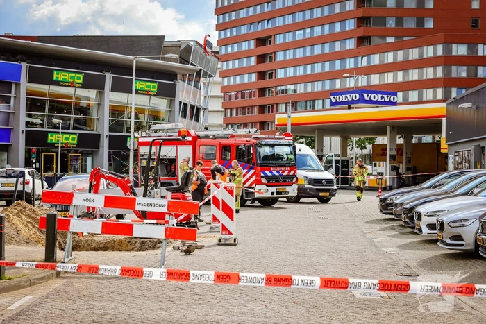 Gaslekkage door graafwerkzaamheden