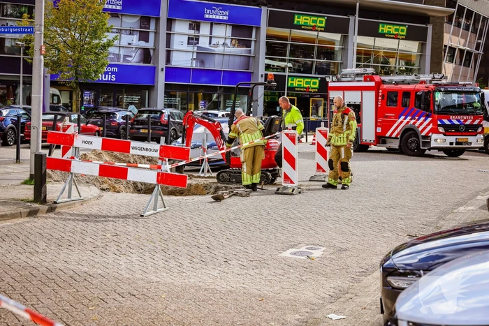Gaslekkage door graafwerkzaamheden