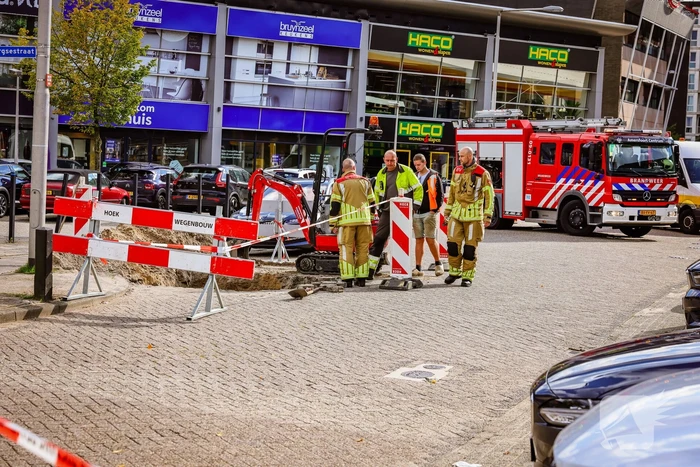 Gaslekkage door graafwerkzaamheden