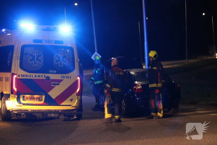 Persoon gewond bij autobrand
