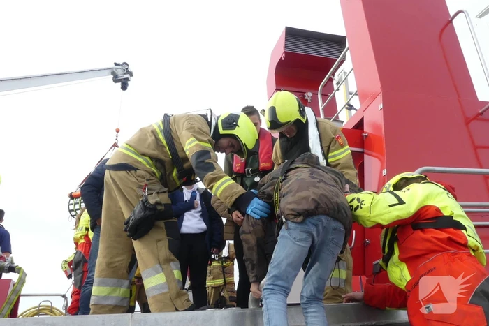 Grote hulpverleningsoefening op de Maas