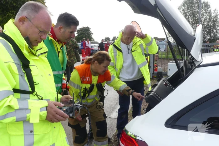 Grote hulpverleningsoefening op de Maas