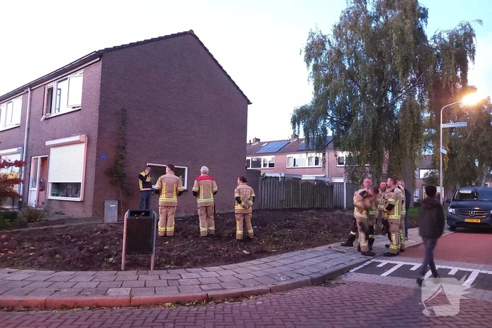 Straat afgezet vanwege gaslekkage