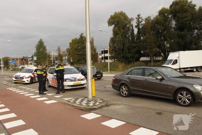 Automobilist ramt verkeerslicht
