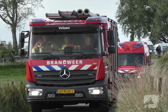 Ganzen met vogelgriep uit water gehaald