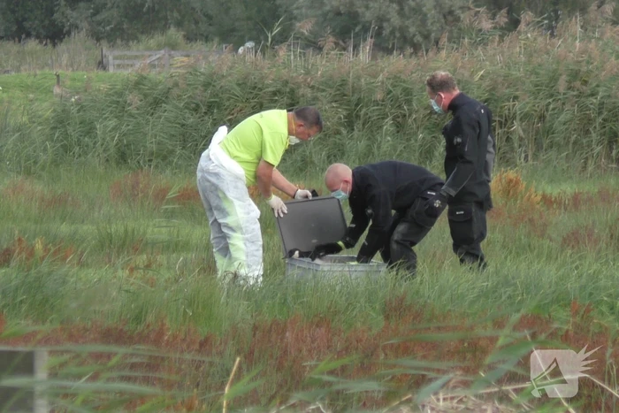 Ganzen met vogelgriep uit water gehaald