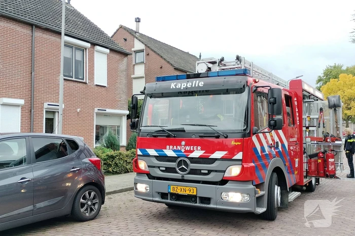 Rookontwikkeling door pan op kookplaat
