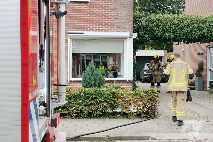 Rookontwikkeling door pan op kookplaat