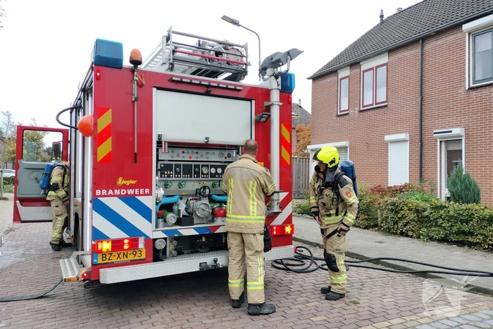 Rookontwikkeling door pan op kookplaat