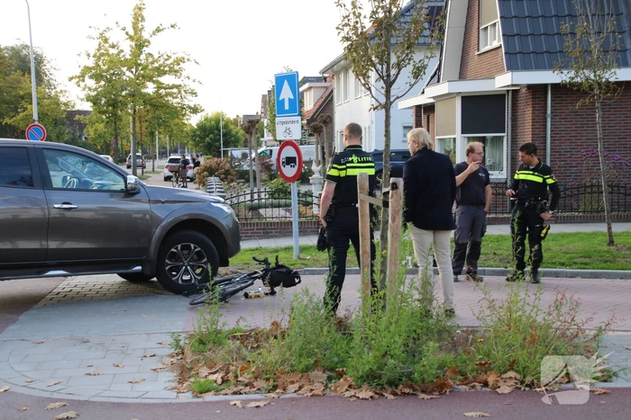 Fietser gewond bij botsing met automobilist