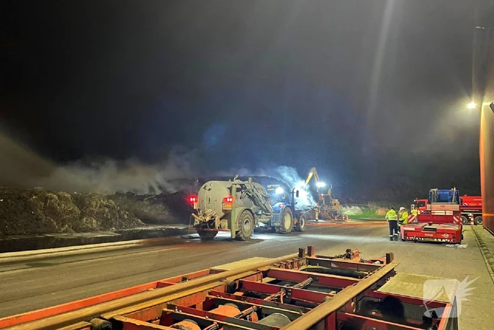 Flinke rook ontwikkeling vanwege brand bij afvalverwerkingsbedrijf Renewi Smink