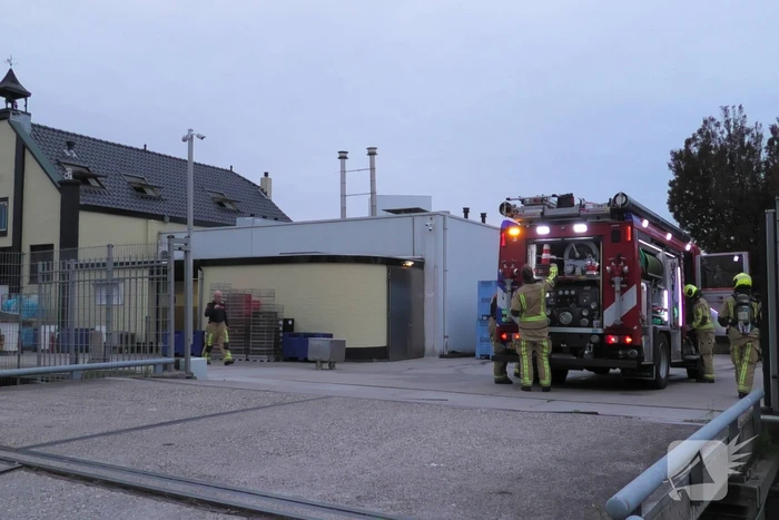 Keukenbrand in bedrijfspand